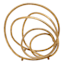 Gold Metal Rings Table Decor, 10"