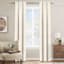 Luxor Gold Metallic Room Darkening Curtain Panel, 84"