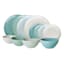 12-Piece Stoneware Dinner Set, Multicolor