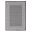 (E303) Dark Blue & Cream Greek Key Indoor & Outdoor Area Rug, 5x7
