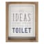 Great Ideas Come from Sitting on The Toilet Framed Wall Art, 8x10