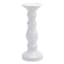 Grace Mitchell White Ceramic Candle Holder, 12"