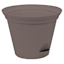 Flat Grey Self-Watering Outdoor Flare Planter, Small