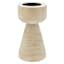 Natural Wood Candle Holder, 9"