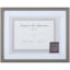 11x14 Matted to 8.5x11 White Linear Frame with White Mat Document Frame