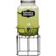 1-Gallon Chalk Label Yorkshire Glass Beverage Dispenser with Stand