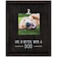 Blackwash Life Is Better with a Dog With Metal Photo Clip, 4"