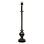 Bronze & Wood Textured Acrylic Buffet Lamp Base, 24"