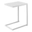 Rio Steel Slat Outdoor C-Table, White
