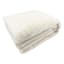 Ivory Faux Fur Throw Blanket, 50x60