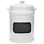 White Chalkboard Canister with Lid, Medium