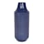 Honeybloom Blue Metal Embossed Vase, 15.5"