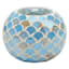 Blue Mosaic Tealight Candle Holder, 3"