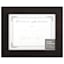 Wide Blackwash Profile Document Frame, 8.5x11