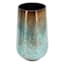 Blue Ombre Metal Vase, 14"