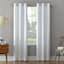Talita White Room Darkening Grommet Curtain Panel, 84"