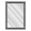Gina Gunmetal Rectangle Wall Mirror, 31x43