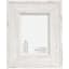 Wide Distressed White Tabletop Picture Frame, 5x7