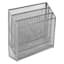 3-Tier Silver Metal Mesh Desktop File Organizer