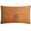 Clayton Orange Coconut Button Throw Pillow, 13x24