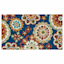 (E138) Santa Monica Multi-Colored Medallion Indoor & Outdoor Accent Rug, 3x5