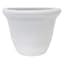 Capri High Gloss White Outdoor Planter, Large