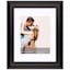 11x14 Matted to 8x10 Ridged Beaded Profile Wall Frame, Black