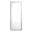 Hammered Silver Framed Leaner Mirror, 24x58