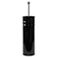 Black Metal Toilet Bowl Brush with Hole Details