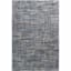 (A410) Strato Hatchure Blue Woven Shag Accent Rug, 3x5