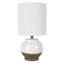 Copper Ceramic Mini Accent Lamp with Shade, 12"