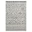 (B684) Found & Fable Grey House Tribal Woven Area Rug, 5x7