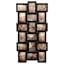 18-Opening Black Collage Picture Frame, 18x35