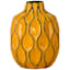 Katherine Yellow Ceramic Short Neck Vase, 8"