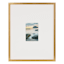16x20 Matted to 5x7 Wall Frame, Gold