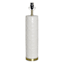 Grace Mitchell White Ceramic Cane Table Lamp Base, 23"