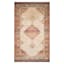 (D474) Alisa Medallion Ivory Sunset Area Rug, 3x5