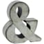 Distressed Ampersand Decor, 6"
