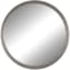 Copper Metal Finish Framed Round Wall Mirror, 12"