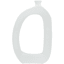 Crosby St. Riley White Open Ceramic Vase, 12"