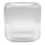 Laila Ali Clear Ribbed Glass Vase, 6.5"