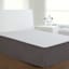 Grey Pleated Bed Skirt, Twin