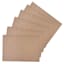 Set of 6 Glamour Gold Woven Vinyl Placemats, 18x13