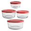Anchor Hocking Snug Fit 8-Piece Storage Set