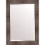 Brown Studio Rectangle Wall Mirror, 32x44