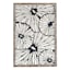 Black & White Floral Wooden Wall Art, 23x34