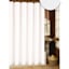White Waffle Weave Shower Curtain, 72"