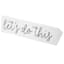 Let's Do This Ceramic Triangle Block Sign, 7x2