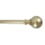 Gunner 5/8" Brass Curtain Rod, 28-48"