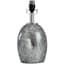 Dark Silver Mosaic Accent Lamp Base, 14"
